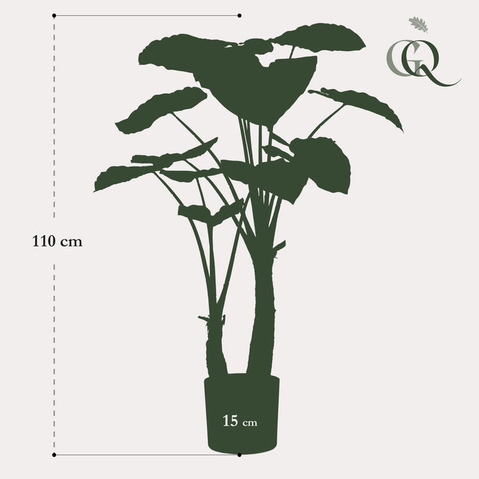 Green Boutiq Alocasia kunstplant 110 cm