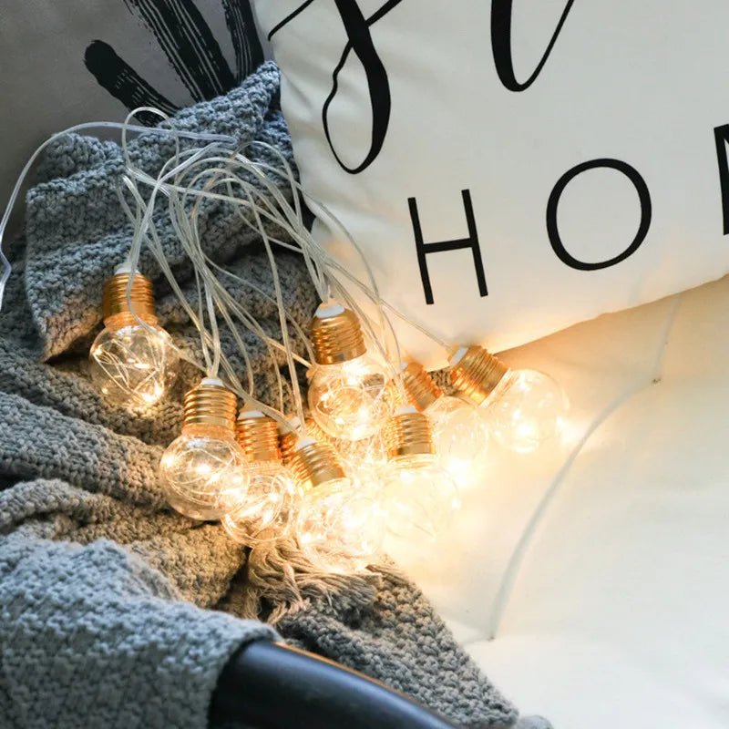 4M LED lichtslinger met 10 bollen - Batterijvoeding voor kerst, bruiloften en tuinfeestjes - Bivakshop