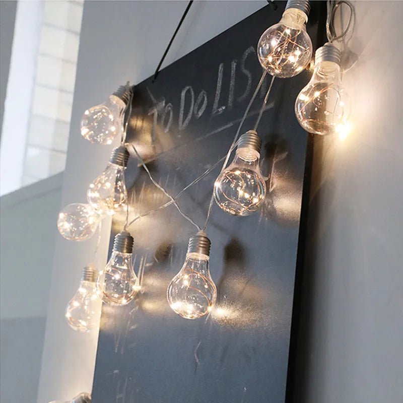 4M LED lichtslinger met 10 bollen - Batterijvoeding voor kerst, bruiloften en tuinfeestjes - Bivakshop