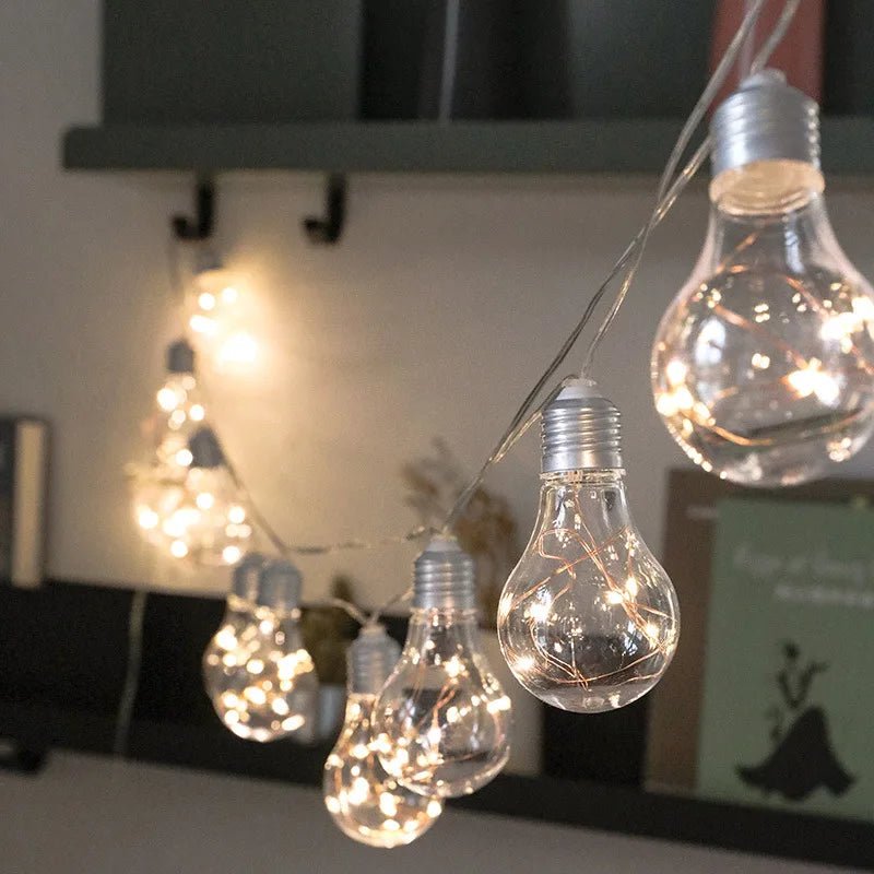 4M LED lichtslinger met 10 bollen - Batterijvoeding voor kerst, bruiloften en tuinfeestjes - Bivakshop