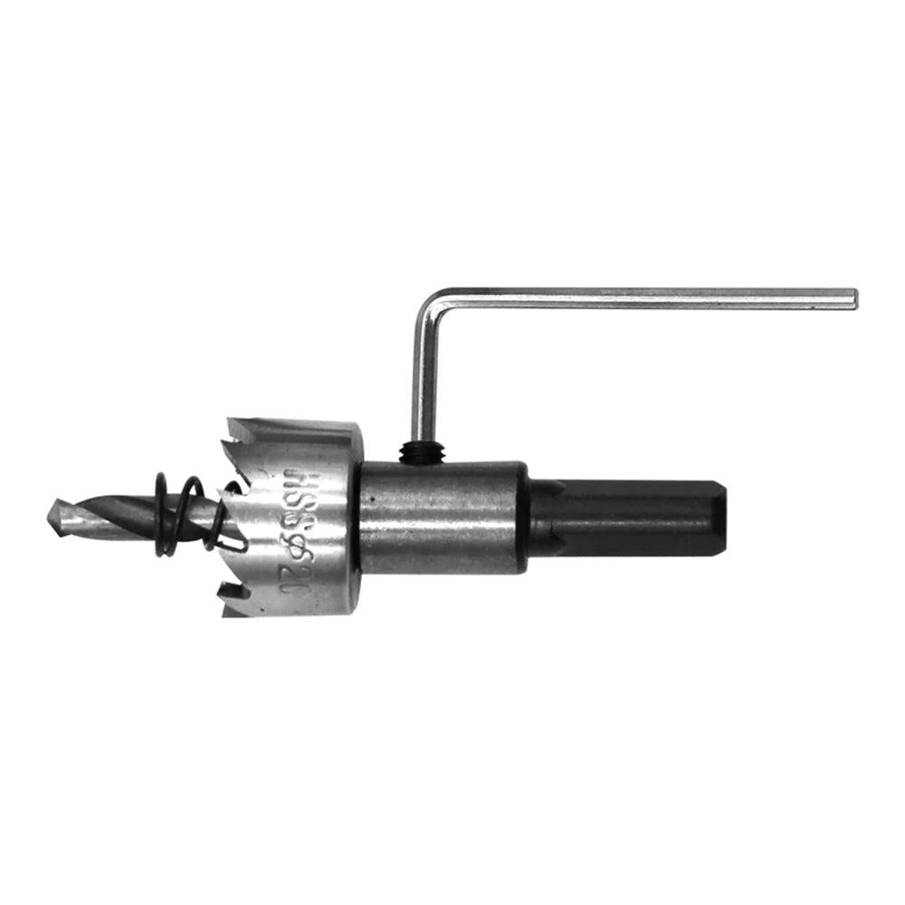 5 - delige HSS titanium gecoate gatenzaag set - Voor hout, aluminium en ijzer - 16 - 30 mm boorbits - Bivakshop