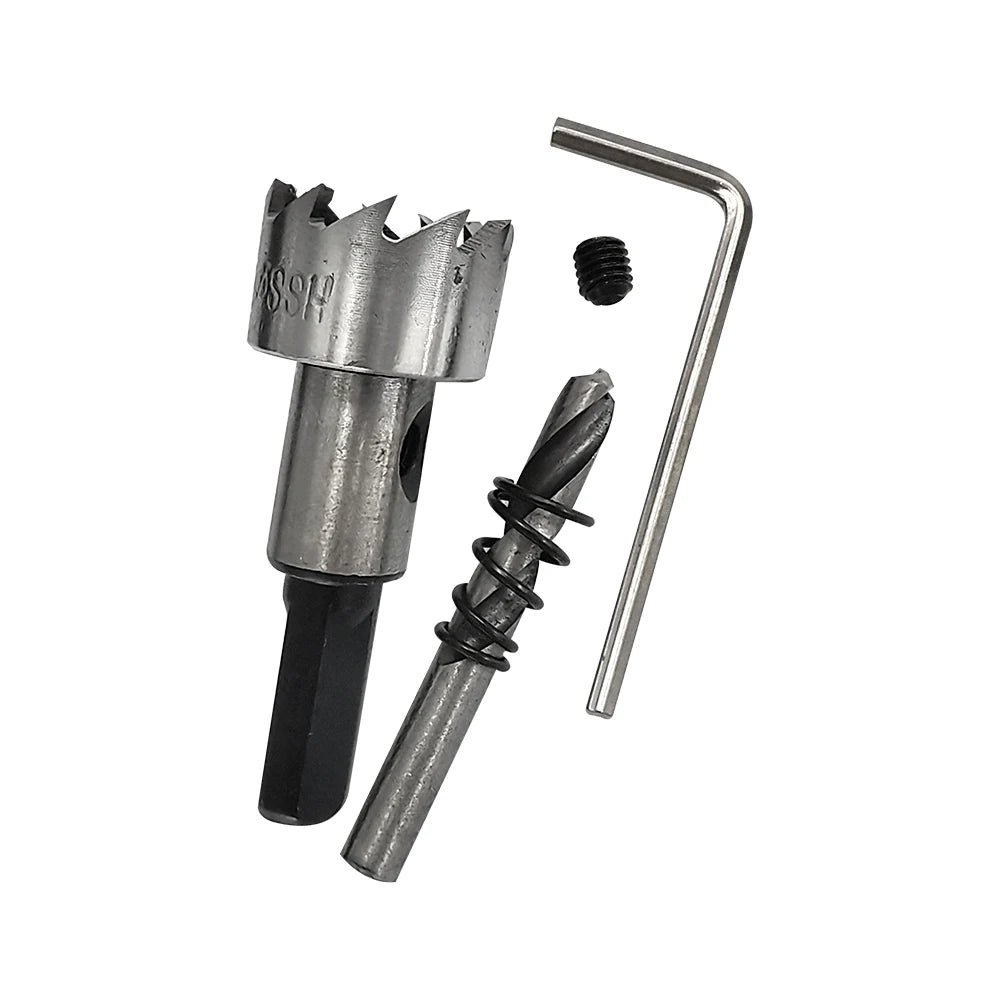 5 - delige HSS titanium gecoate gatenzaag set - Voor hout, aluminium en ijzer - 16 - 30 mm boorbits - Bivakshop