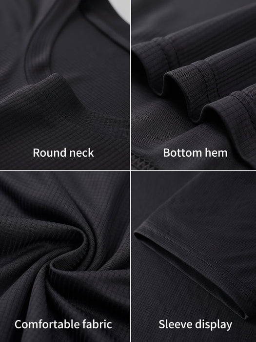 5 - delige Set Heren Sport T-shirts – Ultralicht, Sneldrogend en Ademend - Bivakshop