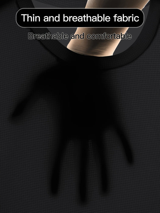 5 - delige Set Heren Sport T-shirts – Ultralicht, Sneldrogend en Ademend - Bivakshop