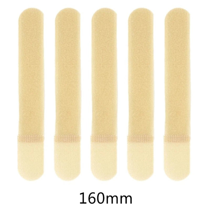 5 stuks tactical molle nylon straps – Herbruikbare kabelbinders met haak - en lus sluiting - Bivakshop