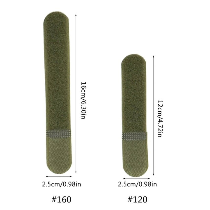 5 stuks tactical molle nylon straps – Herbruikbare kabelbinders met haak - en lus sluiting - Bivakshop