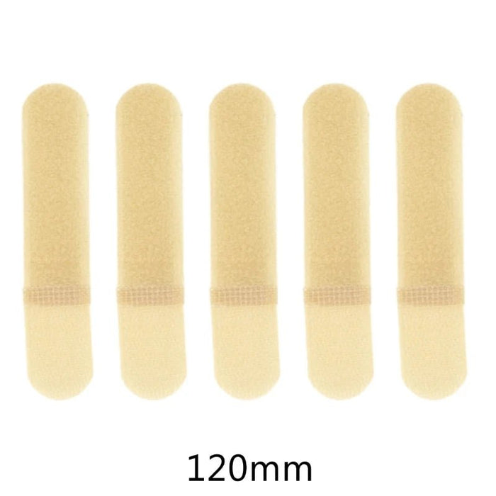 5 stuks tactical molle nylon straps – Herbruikbare kabelbinders met haak - en lus sluiting - Bivakshop