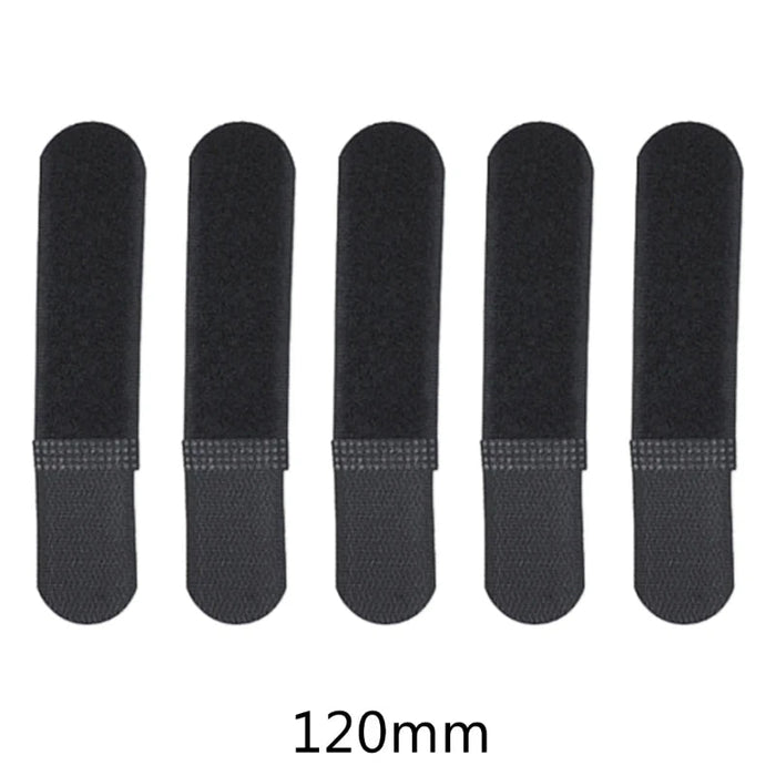 5 stuks tactical molle nylon straps – Herbruikbare kabelbinders met haak - en lus sluiting - Bivakshop