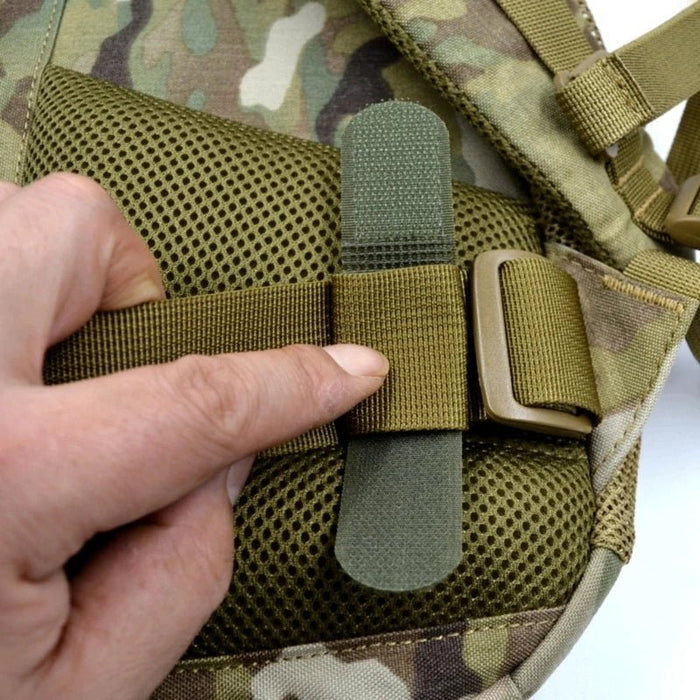 5 stuks tactical molle nylon straps – Herbruikbare kabelbinders met haak - en lus sluiting - Bivakshop