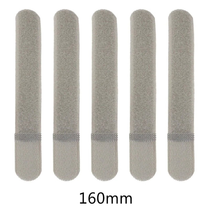5 stuks tactical molle nylon straps – Herbruikbare kabelbinders met haak - en lus sluiting - Bivakshop