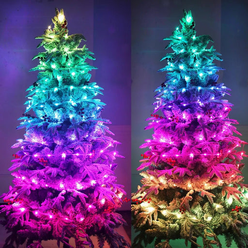 5/10M Christmas Strip Light String Garland Lights Christmas Tree Ornament Holiday Lighting Navidad Decor Wedding Decor Light - Bivakshop