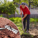 5/6/7/8 Teeth Carbon Steel Garden Hand Rake Farm Tool Weeding Scarifier Agricultural Nail Harrow Metal Harrow Garden WeedingTool - Bivakshop