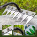 5/6/7/8 Teeth Carbon Steel Garden Hand Rake Farm Tool Weeding Scarifier Agricultural Nail Harrow Metal Harrow Garden WeedingTool - Bivakshop