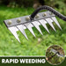 5/6/7/8 Teeth Carbon Steel Garden Hand Rake Farm Tool Weeding Scarifier Agricultural Nail Harrow Metal Harrow Garden WeedingTool - Bivakshop