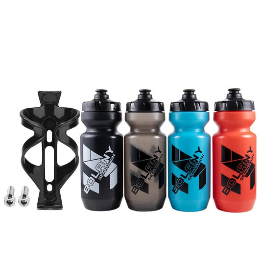 610ml fiets waterfles - Met houder en schroeven set - Voor sport en buitenactiviteiten - Bivakshop