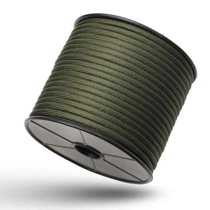 650 militair paracord 4 mm – 12 - strengs survivalkoord – 100 m lengte - Bivakshop