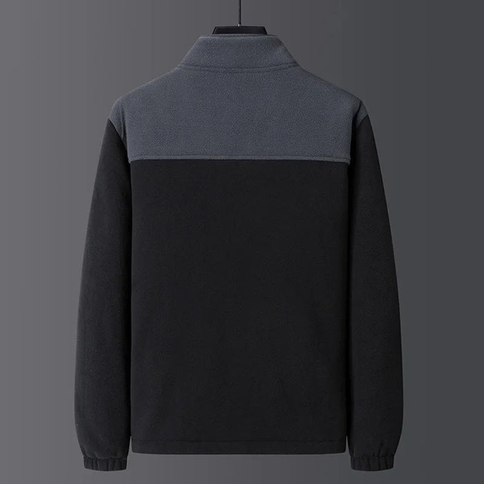 7XL plus size heren outdoor jas - Winter fleece jas met winddichte kraag - Geschikt voor hiking en skiën - Bivakshop