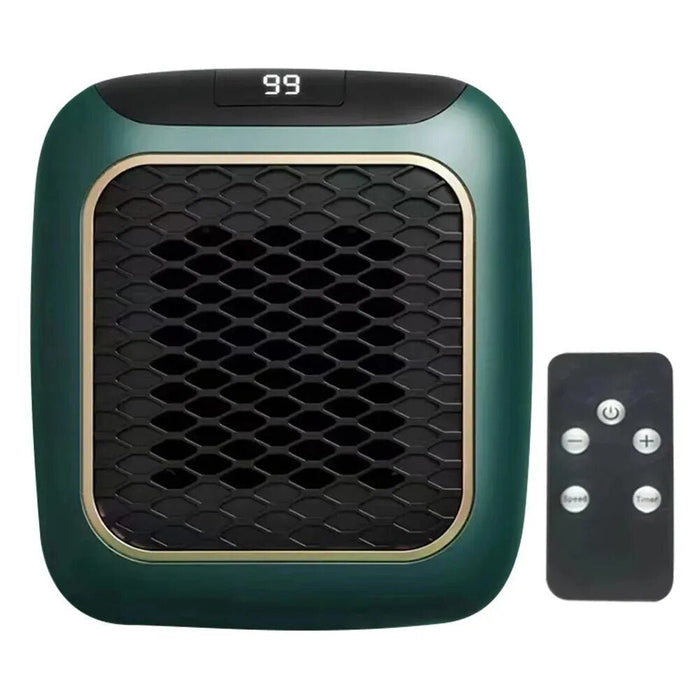 800W Mini Heater for Home Small Bathroom Heating Fans Wall Mounted PTC Ceramic Electric Heater With Remote Control - Bivakshop