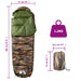Slaapzak Mummie 3 Seizoenen 208x71 cm 1.2 kg - 4 Kleuren