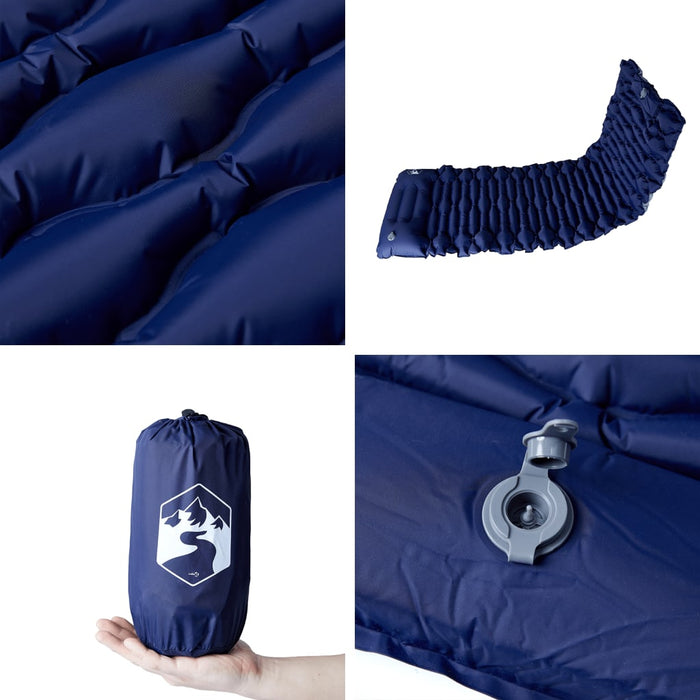 Kampeermatras 1-persoons Zelfopblazend 193 x 66 cm 660g