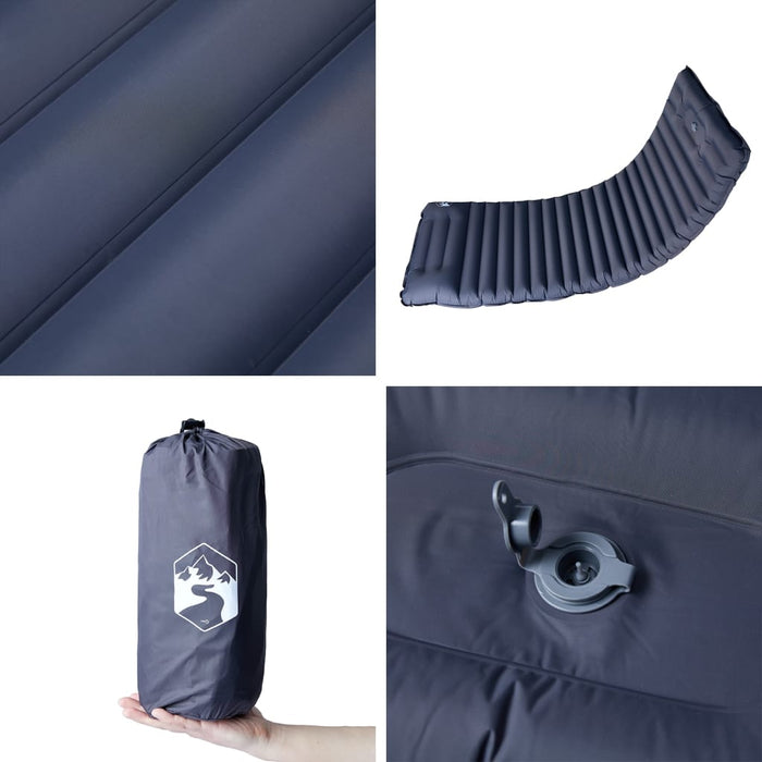 Kampeermatras Zelfopblazend 190 x 68 cm 10 cm Dik 1080g