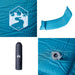 Kampeermatras Zelfopblazend Traagschuim 190 x 60 cm 3 / 5 / 10 cm Dik 1.45kg