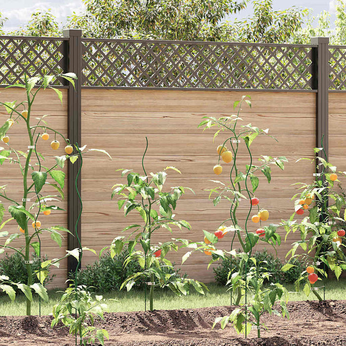 spiraal plantensteun staal 110 cm set