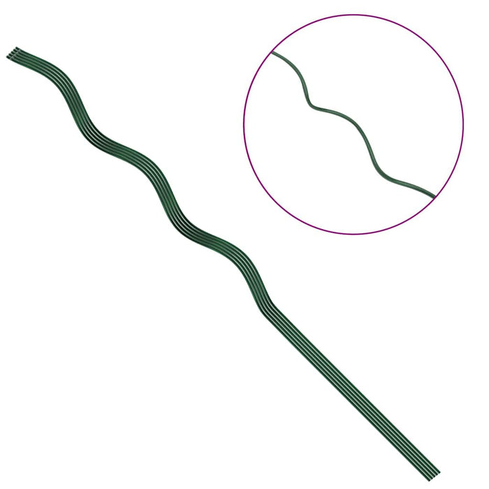 spiraal plantensteun staal 110 cm