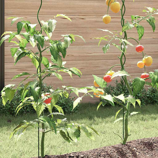 spiraal plantensteun staal 150 cm set