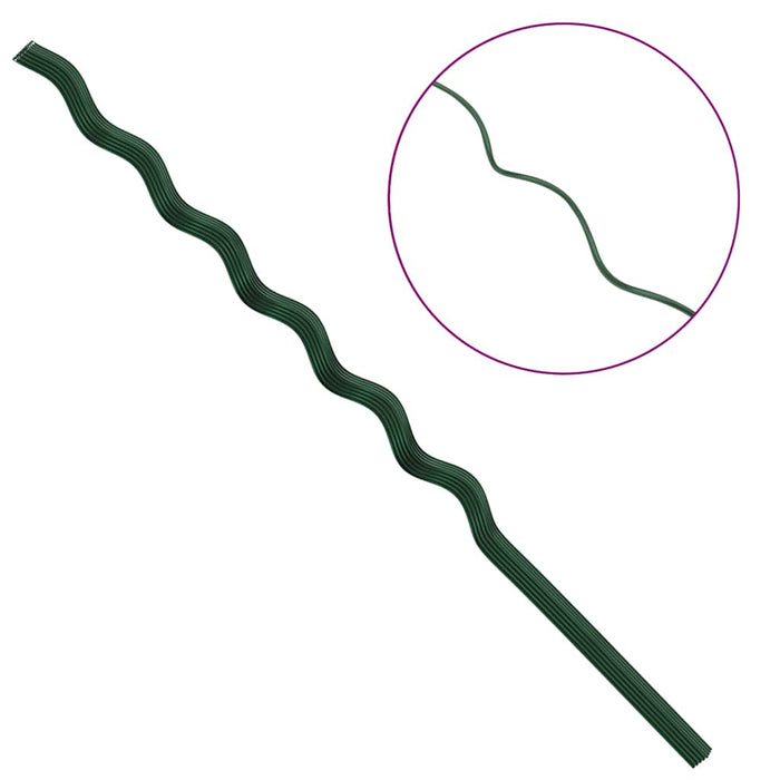 spiraal plantensteun staal 150 cm set