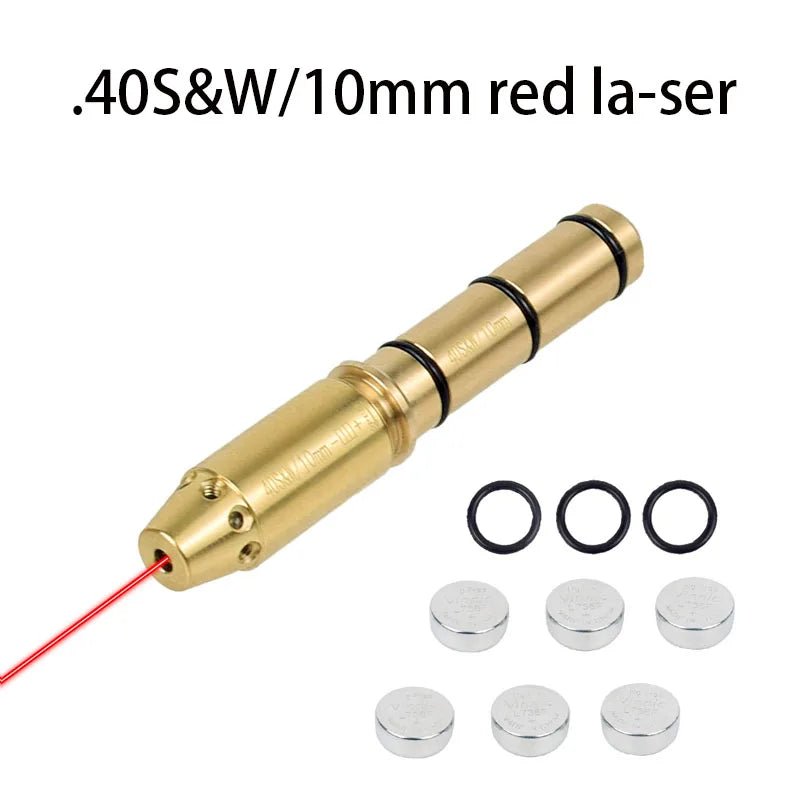 9x19mm Laser Training Bullet Bore Sight 2 in 1 Dual Purpose Pointer for Dry Fire Snap Caps for 9x18mm .223 223rem Caliber - Bivakshop