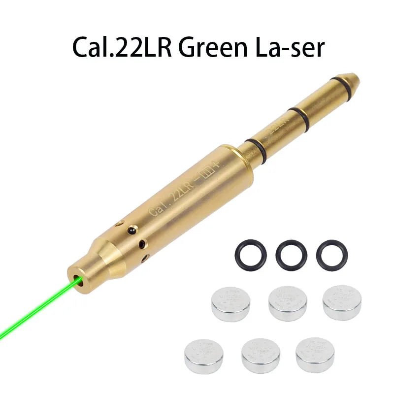 9x19mm Laser Training Bullet Bore Sight 2 in 1 Dual Purpose Pointer for Dry Fire Snap Caps for 9x18mm .223 223rem Caliber - Bivakshop
