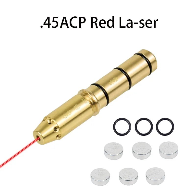 9x19mm Laser Training Bullet Bore Sight 2 in 1 Dual Purpose Pointer for Dry Fire Snap Caps for 9x18mm .223 223rem Caliber - Bivakshop