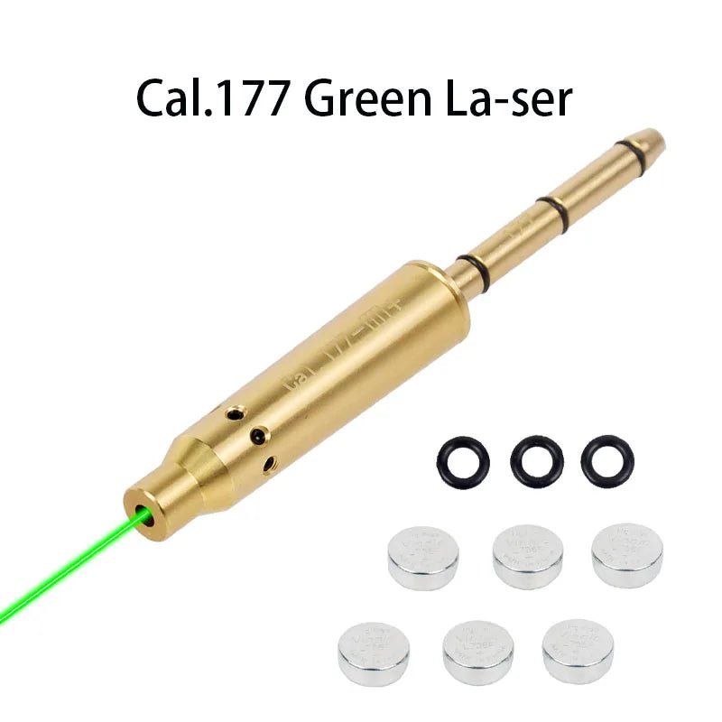 9x19mm Laser Training Bullet Bore Sight 2 in 1 Dual Purpose Pointer for Dry Fire Snap Caps for 9x18mm .223 223rem Caliber - Bivakshop