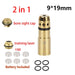 9x19mm Laser Training Bullet Bore Sight 2 in 1 Dual Purpose Pointer for Dry Fire Snap Caps for 9x18mm .223 223rem Caliber - Bivakshop