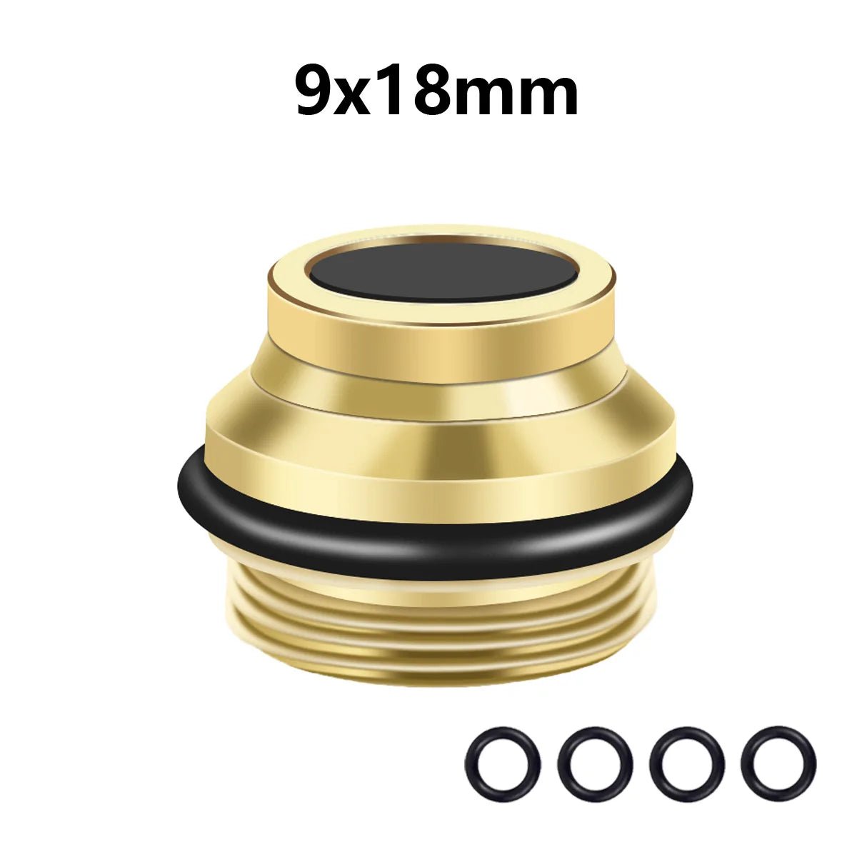 9x19mm Laser Training Bullet Bore Sight 2 in 1 Dual Purpose Pointer for Dry Fire Snap Caps for 9x18mm .223 223rem Caliber - Bivakshop