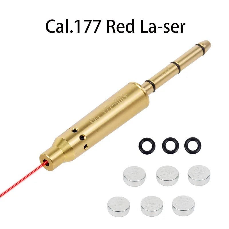 9x19mm Laser Training Bullet Bore Sight 2 in 1 Dual Purpose Pointer for Dry Fire Snap Caps for 9x18mm .223 223rem Caliber - Bivakshop