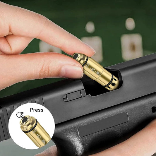 9x19mm Laser Training Bullet Bore Sight 2 in 1 Dual Purpose Pointer for Dry Fire Snap Caps for 9x18mm .223 223rem Caliber - Bivakshop