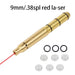 9x19mm Laser Training Bullet Bore Sight 2 in 1 Dual Purpose Pointer for Dry Fire Snap Caps for 9x18mm .223 223rem Caliber - Bivakshop