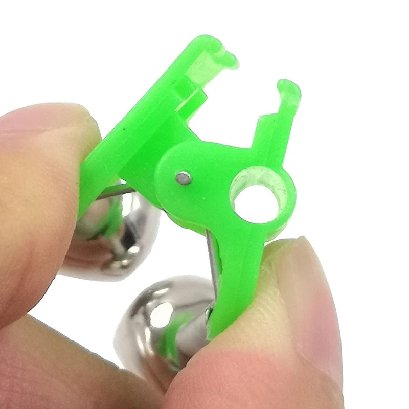 Outkit 5 stuks visbel en beetalarm - ABS kunststof - Voor hengels