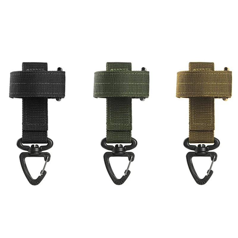 Multifunctionele outdoor tactische clip - Sleutelhanger, handschoenen - En touwhouder