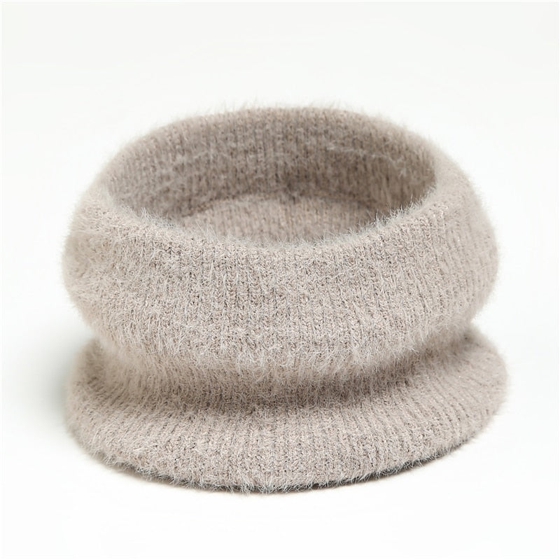 Luxe cashmere pluche ring sjaal - Stijlvol gebreid - Universeel