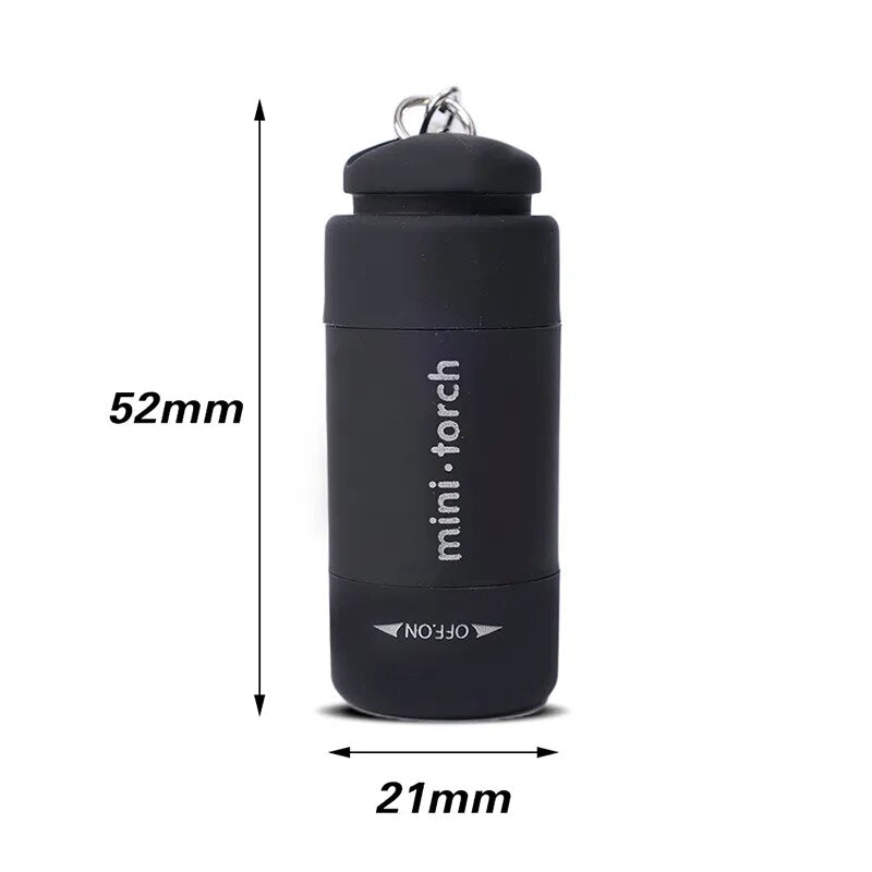 LED Mini zaklamp - draagbaar en USB oplaadbaar - Waterdicht - Ideaal voor outdoor activiteiten