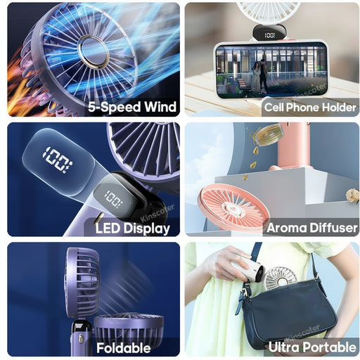 draagbare usb mini ventilator opvouwbaar - Bivakshop.nl