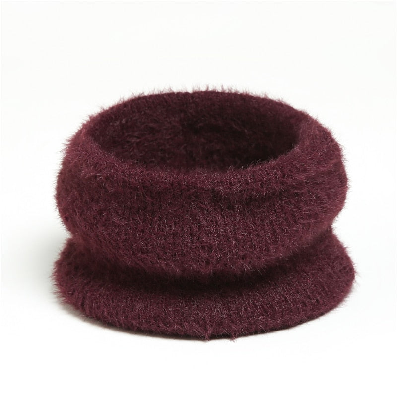 Luxe cashmere pluche ring sjaal - Stijlvol gebreid - Universeel