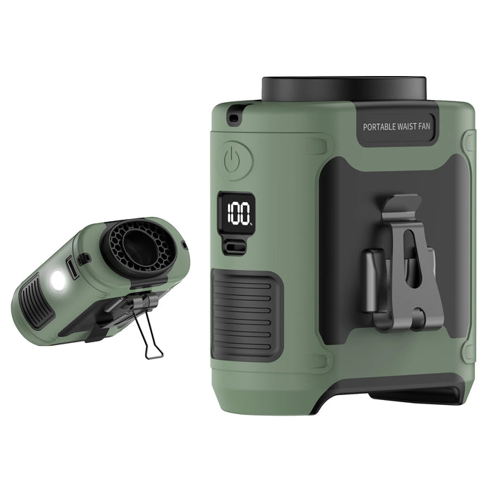 outdoor ventilator 20000mah handsfree - Bivakshop.nl