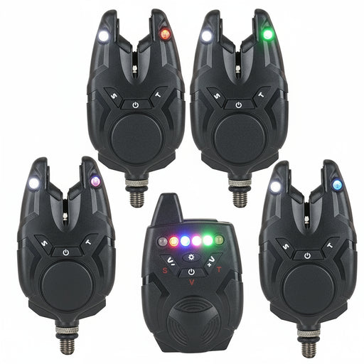 Draadloze Beetmelder Set 3+1 Waterdicht Karpervissen