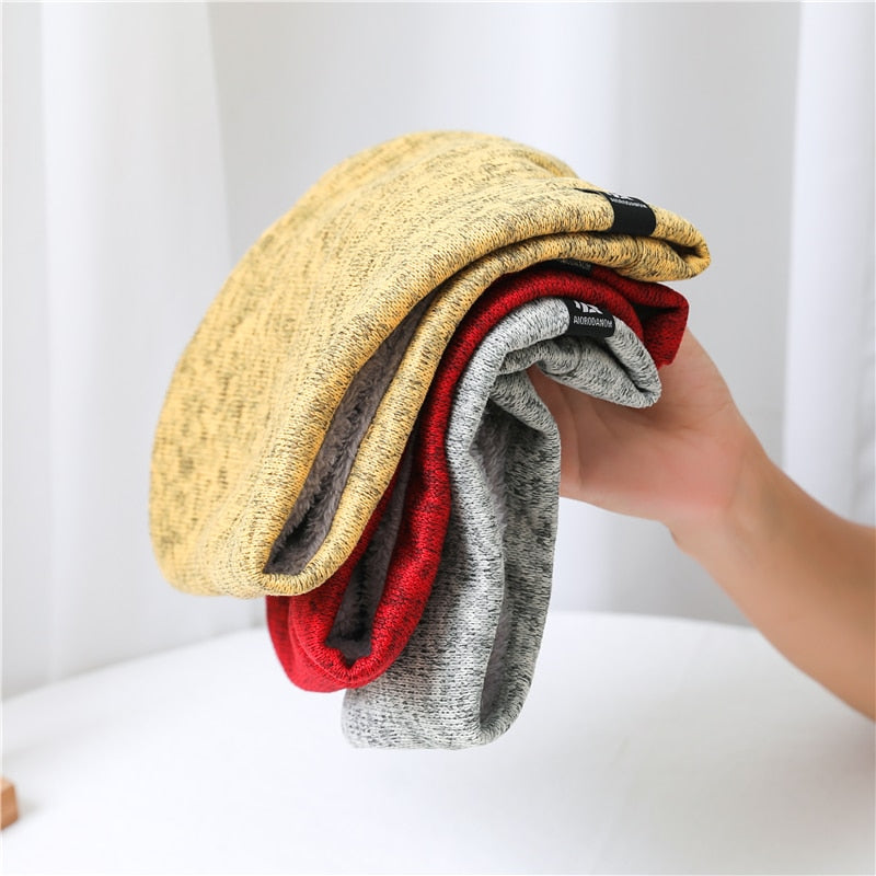 Luxe cashmere pluche ring sjaal - Stijlvol gebreid - Universeel