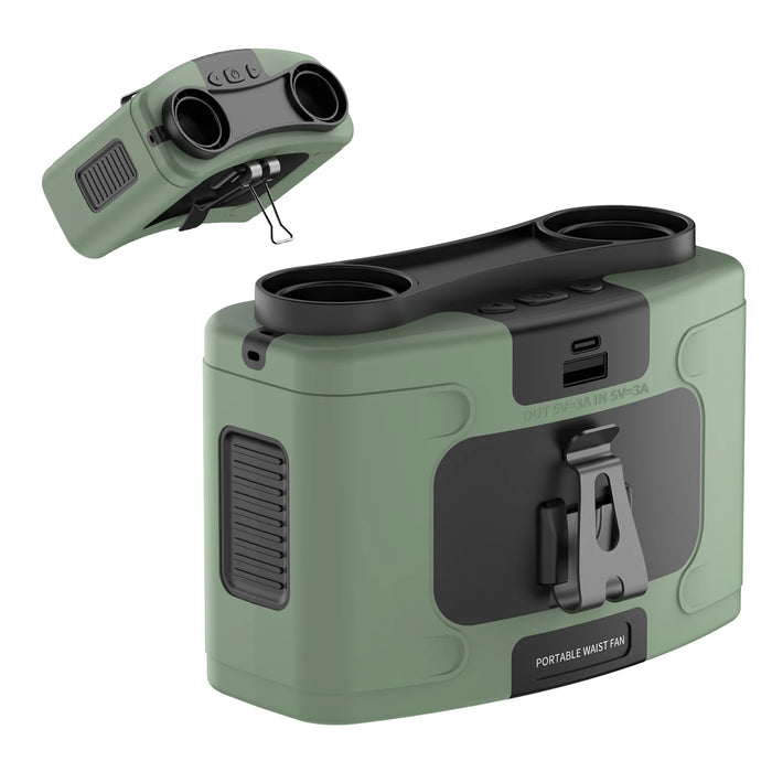 outdoor ventilator 20000mah handsfree - Bivakshop.nl