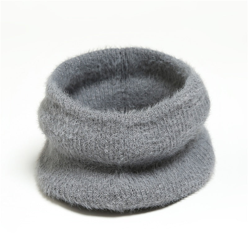 Luxe cashmere pluche ring sjaal - Stijlvol gebreid - Universeel
